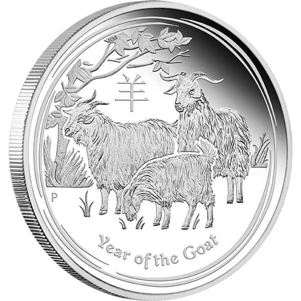 Details about   2015 Australian Lunar II The Year of the Goat 0.5 oz Silver Coin 