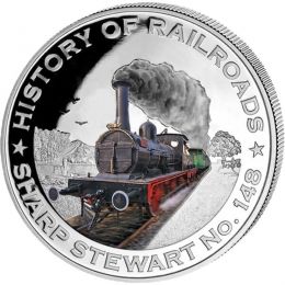Flying Scotsman Proof Silver Coin Details about   Liberia 2011 $5 History of Railroads 