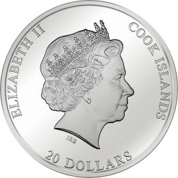 PAINT YOUR COIN First Love Silver Coin 5$ Cook Islands 2014 