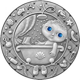 Belarus 2009 20 rubles Aquarius UNC Silver Coin